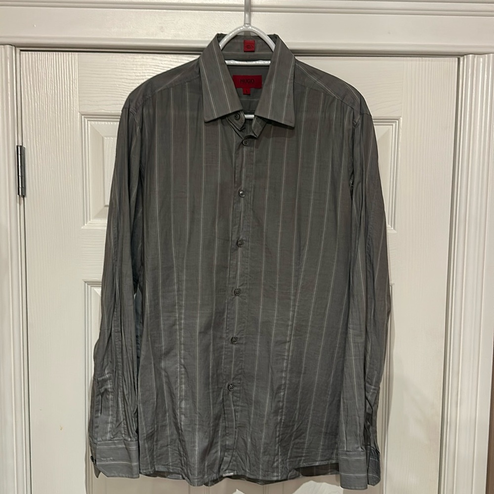 Hugo Boss Red Label Mens Dress Shirt Size L